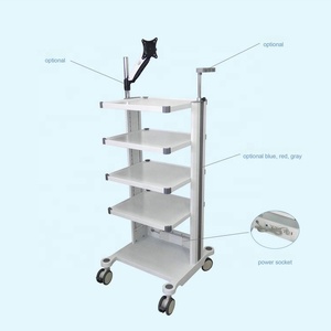 Xe đẩy tiên tiến <span class=keywords><strong>Ent</strong></span> cụ giỏ hàng nội soi y tá Workstation Xe đẩy cho bệnh viện - Product Image 2