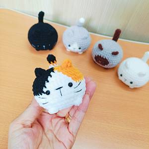 Kaiyue lindo gato juguetes Tinny Amigurumi animales juguetes <span class=keywords><strong>para</strong></span> niños ganchillo <span class=keywords><strong>aguja</strong></span> creaciones usando tela de algodón regalos <span class=keywords><strong>para</strong></span> niños - Product Image 4
