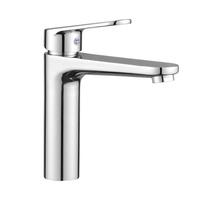 Robinet de lavabo en acier inoxydable à montage sur plan, eau chaude et froide, pour salle de bain, idéal pour les projets – Vente directe usine