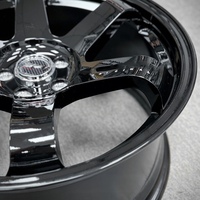 Rines Cóncavos Grandes TE37 de 17 y 18 Pulgadas, 5 Orificios, Universales para Autos, Compatibles con Honda, Toyota Reiz, Volk, Golf, Mitsubishi Lancer EX