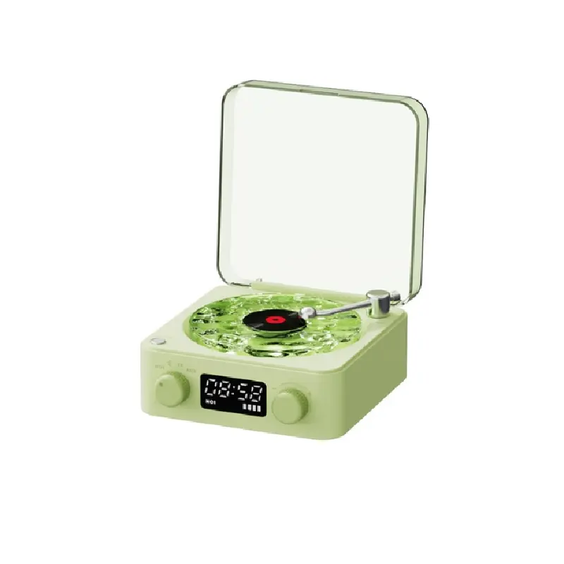 Retro Audio kabellos kleiner Subwoofer Computer Vinyl Record Player Mini Lautsprecher Bluetooth