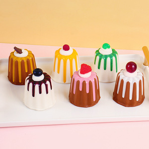 เค้กเจลลี่ PU รุ่นเค้ก<span class=keywords><strong>คิริ</strong></span> ของตกแต่งขนมสำหรับน้ำชายามบ่าย ของเล่นบีบได้สำหรับเด็กหญิงและเด็กชาย อายุ 5 ถึง 7 ปี - Product Image 2