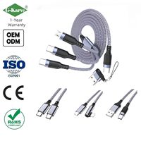 Cable de Carga Rápida Tipo-C PD de 27W 60W 100W Personalizado, Cable de Datos AC CC CL para Teléfono Móvil, Computadora Portátil