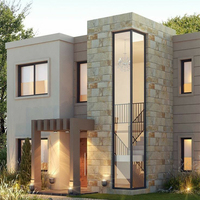 Ventana Fija Panorámica OUNA, Diseño de Aluminio con Marco Delgado, Apariencia Minimalista para Hotel o Villa, Color y Tamaño Personalizables