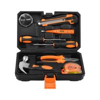 Kit d'outils ménagers transfrontalier multifonctionnel et portable pour voiture avec mallettes pour réparations d'urgence