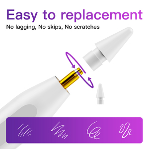 Lápiz Óptico de Plástico Wisoneng para iPad Pro 11/12.9, Carga Magnética, Indicador de Batería en Tiempo Real, Rechazo de Palma, Inclinación - Product Image 3