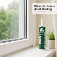 Scellant acrylique 300 ml, flexible, étanche à l'air, peignable, pour murs intérieurs, portes, fenêtres, joints de fissures, anti-fongique