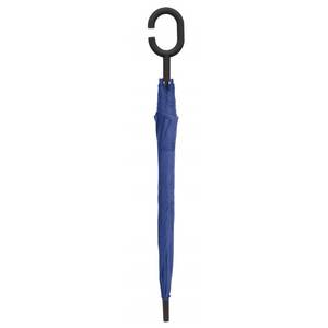 Paraguas con Mango Azul, Tela 190T, Doble Toldo, Apertura Automática/Semiautomática, Tradicional, Casual, 102cm, Promocional - Product Image 3