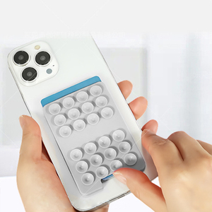 Silicone hút điện thoại Trường hợp với dính núi Hands miễn phí phụ kiện điện thoại di động chủ tương thích với tất cả các điện thoại di động biểu tượng tùy chỉnh - Product Image 4