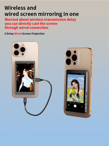 หน้าจอวิดีโอบล็อกแบบไร้สายแบบเรียลไทม์ UNLOV สำหรับการสะท้อนหน้าจอโทรศัพท์ วิดีโอบล็อกด้วยตัวเอง หน้าจอภาพเซลฟี่ความละเอียดสูงสำหรับสมาร์ทโฟน <span class=keywords><strong>Kingma</strong></span> - Product Image 4