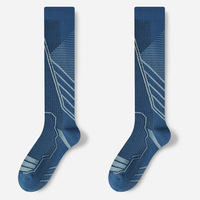Chaussettes de compression graduée pour hommes, chaussettes de sport pour la course à pied, le football, la gym, le saut à la corde, chaussettes de compression hautes jusqu'au genou