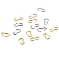 Liens rapides en acier inoxydable connecteur breloque noeud chaîne fermoir bijoux connecter lien résultats pour la fabrication de bijoux accessoires de réparation