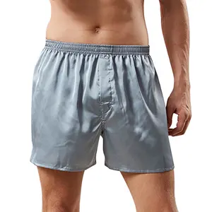 Hot sale 6A Grade 100% silk Men's shorts can custom package