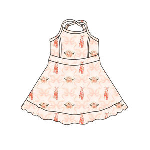 GSD3720 Nouvelle Robe de Yoga pour Enfants Style Boutique en Gros, Ensemble de Chaussures à Nœuds pour Petite Fille, Sans MOQ ODM - Product Image 1