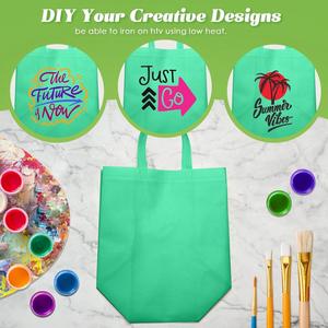 Eco-Friendly Boutique Shopping Grocery Reusable Portable Thickened <b>Tote</b> Green Ultrasonnic Non Woven <b>Bag</b> - Product Image 6