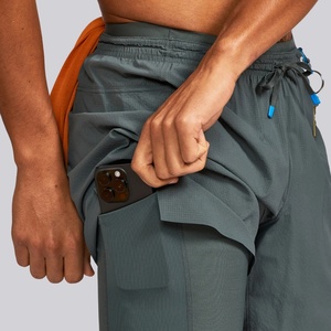 Shorts de course athlétiques taille haute grande taille pour hommes et femmes, camouflage noir, doublure élastique, tailles 5 et 7 pouces - Product Image 2