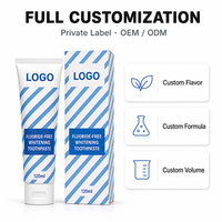 Dentifrice blanchissant au calcium pour usage domestique, nettoyage en profondeur, portable, fournisseur OEM ODM, emballage personnalisé, logo, menthe naturelle, soin de l'émail, usine