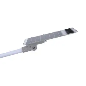 Aluminum 6000LM Road Lamp CE ROHS Ip65 Waterproof Pathway Parking Lot All In 1 LED Outdoor Solar Powered Street Light