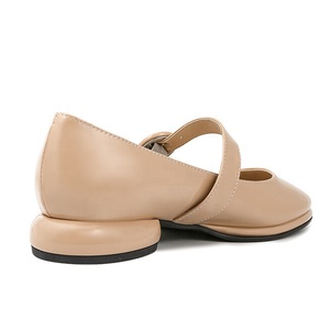 Zapatos Mary Jane de Tacón Bajo Cuadrado para Mujer, Talla Grande 45, con Hebillas Centrales, Ajuste <span class=keywords><strong>Ancho</strong></span>, Punta Redonda, Sandalias Planas de Verano para Oficina - Product Image 6