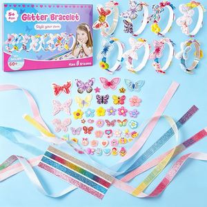Adorable <b>Bow</b> Headband Kit Kids DIY Hair Clips Pins Flowers Gems Stickers Birthday Party <b>Gift</b> Wholesale Box Supply - Product Image 6