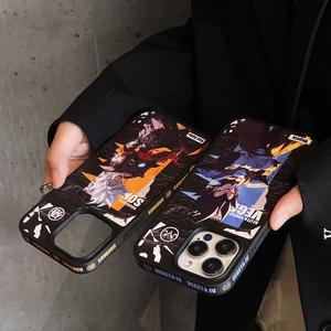 Nouveau quatre côtés IMD fort TPU Cool bleu bouton en métal Anime une pièce Goku <span class=keywords><strong>Vegeta</strong></span> Carton coque de téléphone pour <span class=keywords><strong>IPhone</strong></span> 15 Pro Max 13 étui - Product Image 2