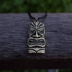 Collar con colgante <span class=keywords><strong>Tiki</strong></span> Tribal tradicional Hawaiano, joyería para hombres y mujeres - Product Image 6