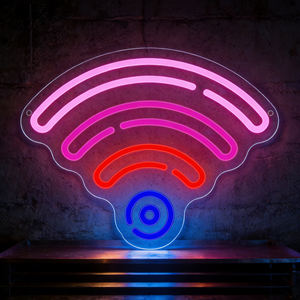 Dynamisch WiFi-neonbord, kleurrijke gradiënt LED-wanddecoratie voor gamekamer, thuiskantoor, bar, winkeldecoratie - Product Image 1