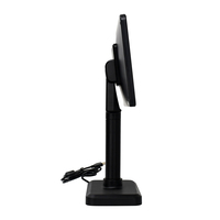 Prix usine 9.7 pouces led pos client pôle affichage avec moniteur à écran tactile capacitif en option