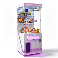 Machine de jeu de grue à pince pour poupées, machine d'arcade mini à monnayeur pour entreprises, pour la capture de jouets