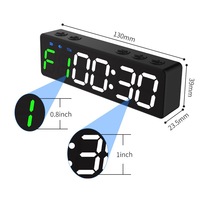 Mini chronomètre magnétique pour entraînement, format poche, chronomètre numérique à intervalles pour CrossFit, boxe, entraînement en salle de sport