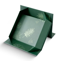 Emballage cosmétique magnétique en carton rigide de luxe, grande boîte cadeau en papier avec logo personnalisé, soins de la peau, parfum, bijoux, beauté