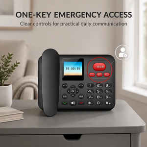 <span class=keywords><strong>Téléphone</strong></span> <span class=keywords><strong>fixe</strong></span> sans fil 4G GSM LTE double SIM pour voiture, OEM/ODM Chine - Product Image 3