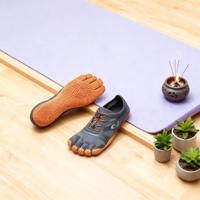 Chaussures à cinq doigts dédiées à l'escalade en montagne et au tout-terrain, fabriquées sur mesure, à bout divisé, à semelle souple et résistante à l'usure