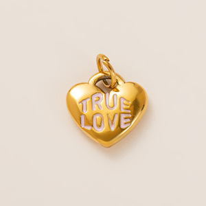 Pendentif Cœur Interchangeable en Or, Collier Extensible Optionnel, Composants de Bijoux Minimalistes Faits Main DIY - Product Image 5
