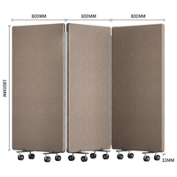 Cloison acoustique modulaire insonorisée en polyester ASTM C423 pour bureaux, écrans de séparation d'intimité pour salles, Europe et Amérique