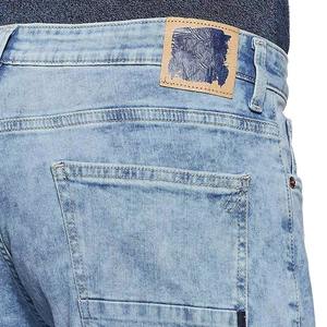 Jeans de Moda de Alta Calidad para Hombre, Pantalones Vaqueros al por Mayor, Corte Ajustado, Jeans Azules Elásticos de Diseñador para Hombre - Product Image 4