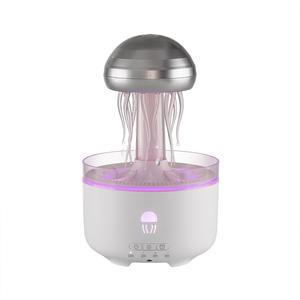 เครื่องเพิ่มความชื้นในอากาศรุ่น YX-V73 รูปทรงแมงกะพรุน ความจุ 0.5 ลิตร พร้อมฟังก์ชั่นกระจายกลิ่นอโรมาแบบอัลตราโซนิก และไฟ LED สำหรับใช้ในบ้าน - Product Image 1