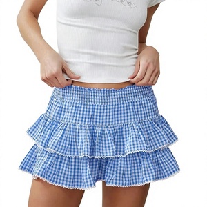 EVERGLOW EG-0920 2023 Latest Design Women Mini <b>Skirt</b> High Waist Solid Colors Eco-Friendly 100% Linen Sustainable Sexy Pocket - Product Image 1