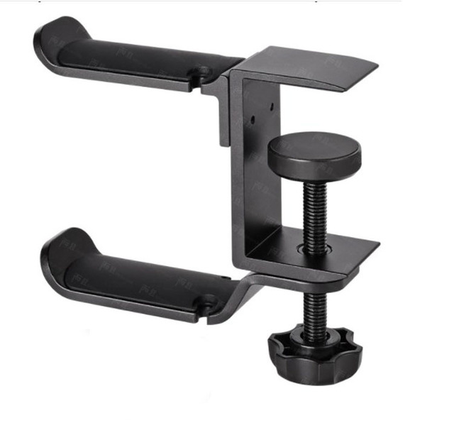 New Design Metal Material 360 Rotation Under Desk Bag Headphone Holder Hook