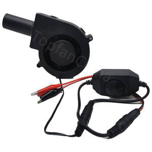 Turbinen gebläse Luft auslass Grill ofen Brennholz ofen Tragbares Gebläse Grill gebläse Für 9733 DC 12V 2.7A Leistung - Product Image 5