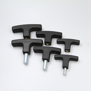 Hz102006 Premium <strong>Black</strong> Nylon T-Shaped Machine Tool Handle <strong>Drawer</strong> Cabinet Plastic Wing T <strong>Knob</strong> - Product Image 4