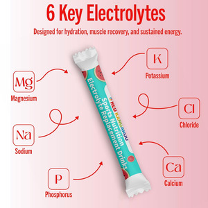 Polvo de hidratación de etiqueta privada Paquetes de electrolitos sin azúcar con vitamina <span class=keywords><strong>B12</strong></span>, polvo de electrolitos de nutrición deportiva de vitamina C - Product Image 5