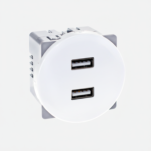 COMETE White Double <b>USB</b> <b>a</b> <b>Charger</b> & Adapter - Product Image 1