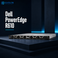Serveur Dell PowerEdge R610 R660 d'occasion, série 1U, montable en rack, pour entreprises, en stock pour commandes en gros mondiales et approvisionnement en matériel informatique