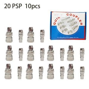 Acoplador de Bloqueo Automático SM SFSH SP, Conector Rápido para Mangueras de Compresores de Aire, Conexiones Neumáticas de un Toque - Product Image 1