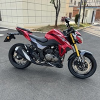 Moto Haojue DR300 300CC, moto de rue, bicylindre, refroidissement liquide, puissance élevée, essence