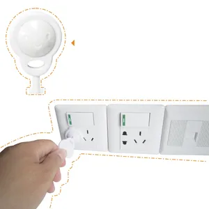 EU Power Socket Covers White Baby Outlet Plug Clear Child Proof Electrical Safety