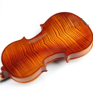 High Quality China Factory Carbon Fiber Tailpiece Handmade Varnish Professional Advanced Wooden Violin