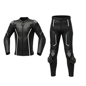 Traje de Motociclismo de Cuero Impermeable para Invierno, Manga Larga, Cómodo y Resistente - Product Image 1