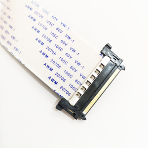 JAE FI-RE51 FI-RE41 41pin 51 BROCHES SHS E188165 AWM 20706 80C 60V VW-1-HF blindé LVDS câble plat FFC - Product Image 1